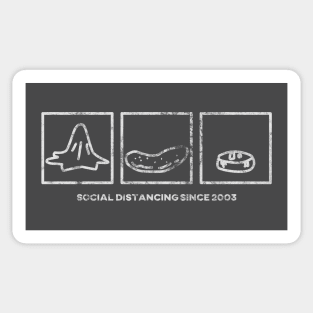 All my friends - Social Distancing Sticker